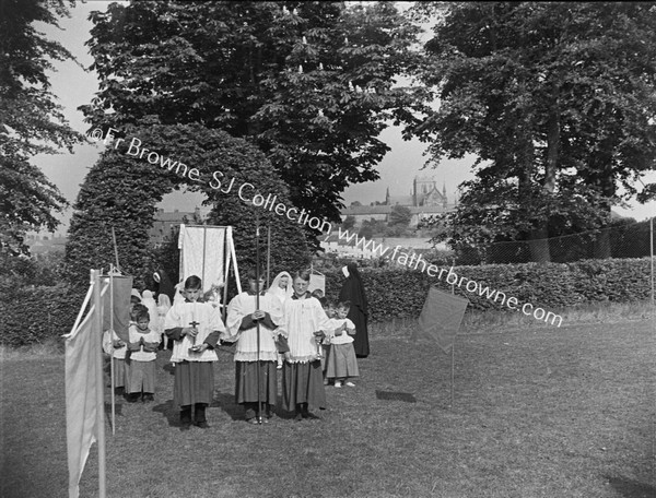 CORPUS PROCESSION AT S.HEART COURT CARDINAL CARRIN BL.SACRAMENT